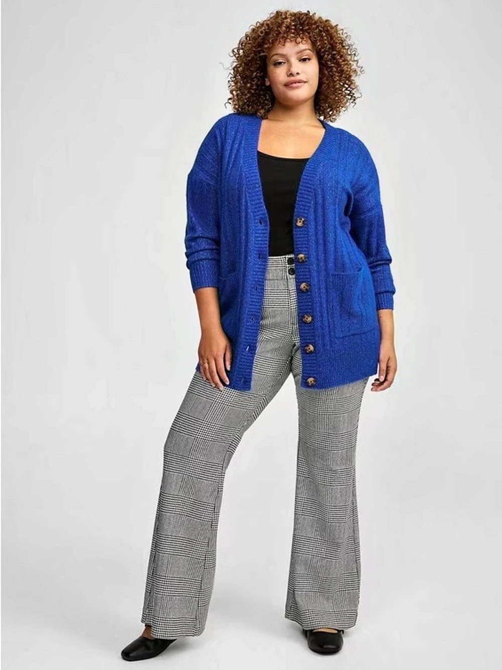 Torrid Boyfriend Cardigan Softest Sweater Blue Size 3 NWOT